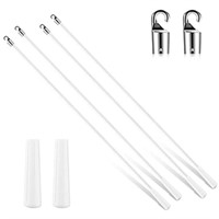 Bokon 4 Pcs Blinds Wand Replacement with Hook and