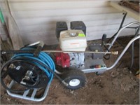 Honda pressure washer, wand/hose on reel