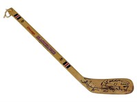 Blackhawks Hockey Stick Signed by 3 Legends