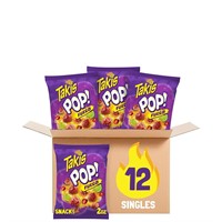 Takis Pop! Fuego Air Popped Popcorn  12 Pack