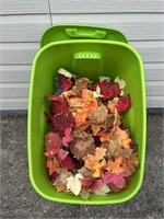 Tote of Fall Leaves