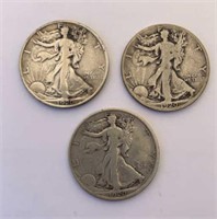 1920, 1920D & 1920S Walking Liberty Half Dollars