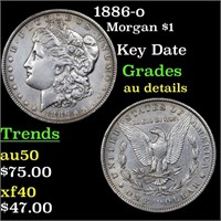1886-o Morgan $1 Grades AU Details