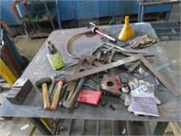 3 Clamps & Various Hand Tools
