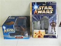(2) Star Wars Figures Sealed C-3PO w/Escape Pod