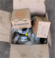 Box of conduit and cable fittings