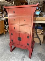 Red Jewelry Chest
