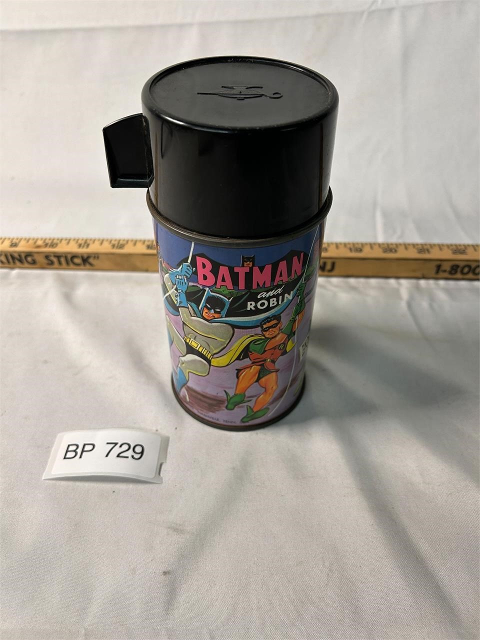 VTG Batman & Robin Alladin Brand Metal Thermos