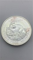 2014 Canadian 8 Dollar Coin 1 1/2 oz Fine Silver