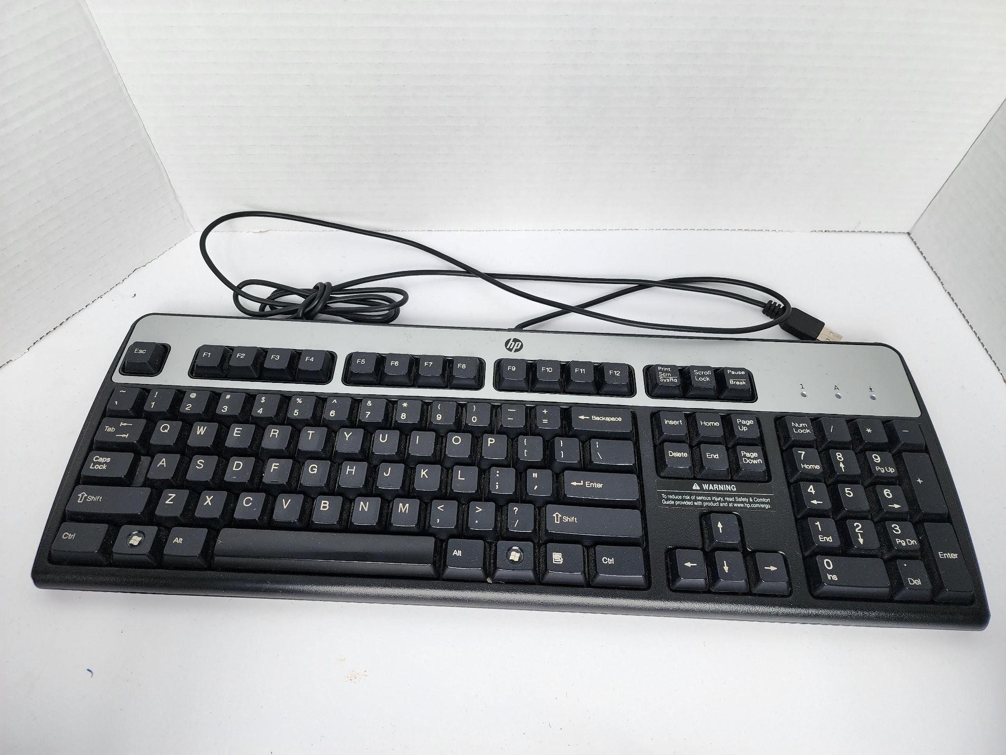 Clavier avec fil HP / USB wired Keyboard