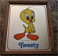 Vintage 1981 Tweety Bird Mirror