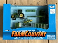 ERTL Farm Country JD Tractor & Implements