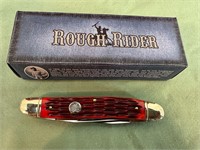 ROUGH RIDER MUSKRAT POCKET KNIFE 440 STEEL