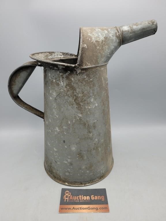 1 Gallon Galvanized Oil Can