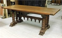 Neo Gothic Drop Finial Dining Table.