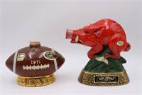 2 Collegiate Liquor Decanters