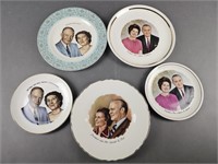 Vintage Political President & 1st Lady Plates