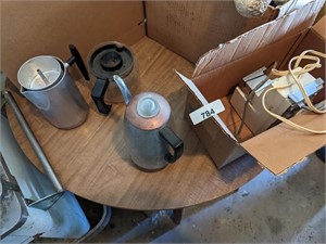 Coffee Pots, Can Opener, Other
