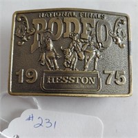 1975 Hesston National Finals Rodeo Buckle