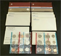 10 U.S. Mint Sets - Dates 1971, 1972, 1980, 1981