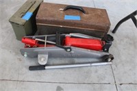 2 Ton Floor Jack w/ Handle 18 x 7 1/2 x 8