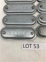 20 PCS 3/4" Steel FM7 Blank Steel Cover