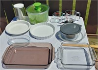 Nice Lot Of Bakeware - Pyrex - Fire King - Anchor