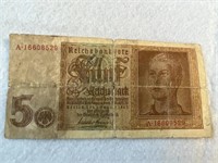 1 Bill Reichsmark, 5 Fünf Berlin 1942