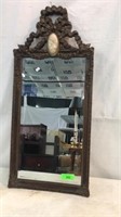 Victorian Style Mirror With Bows & Cameo V13