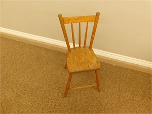 Decorative wooden chair