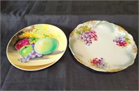 Victorian Hand-Decorated Plates