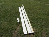 2-8ft. Poly Fence Panels & Poly Gutter Spout