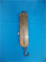 BRASS MILK SCALE-WEIGHS UP TO 30LBS