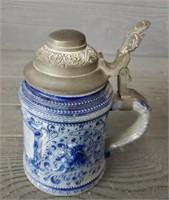 Old German Beer Stein Stoneware