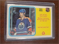 1982 OPC WAYNE GRETZKY HOCKEY TRADING CARD