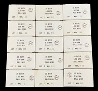 5.56mm NATO ammunition (15) boxes SME