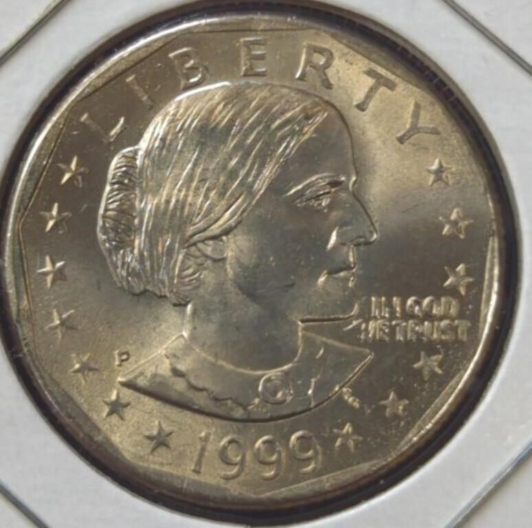 1999 P. Susan b. Anthony dollar