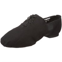 Sansha Tivoli Lace-Up Leather Jazz Shoe,Black,15