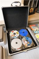 Case of Movie DVDs