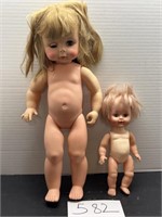 (2) vintage baby dolls