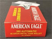 American Eagle .380 Auto ammo.
