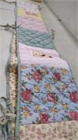 Estate  Quilted Girl's Baby Bed Bumper Really
