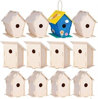 WF7154  Neliblu Wooden Birdhouse Crafts for Kids