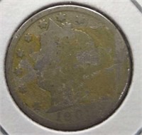 1901 Liberty Head V  nickel