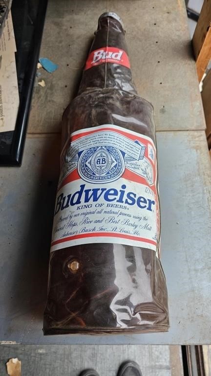 Budweiser Advertising Inflattable Beer Bottle