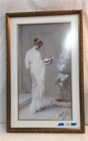 Wall Art Of Woman In White V13