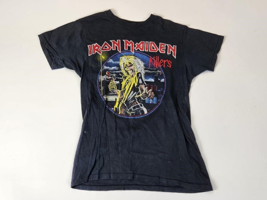 VINTAGE 1981 IRON MAIDEN KILLERS CONCERT SHIRT