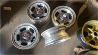 Set of 4, 13 x 5 1/2 Mustang wheels