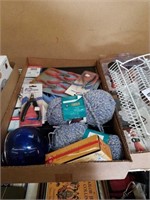 Box of tools and yarn