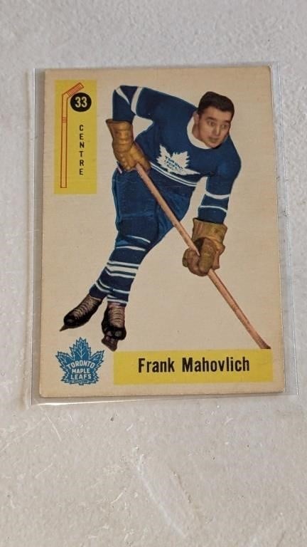 1958 59 Parkhurst Hockey #33 Frank Mahovlich